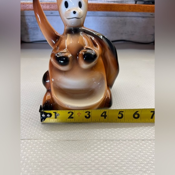 VTG 1956 Boxing Kangaroo Dresser Caddy Pulp Fiction Fine Ent Ceramic 8” - Picture 7 of 10